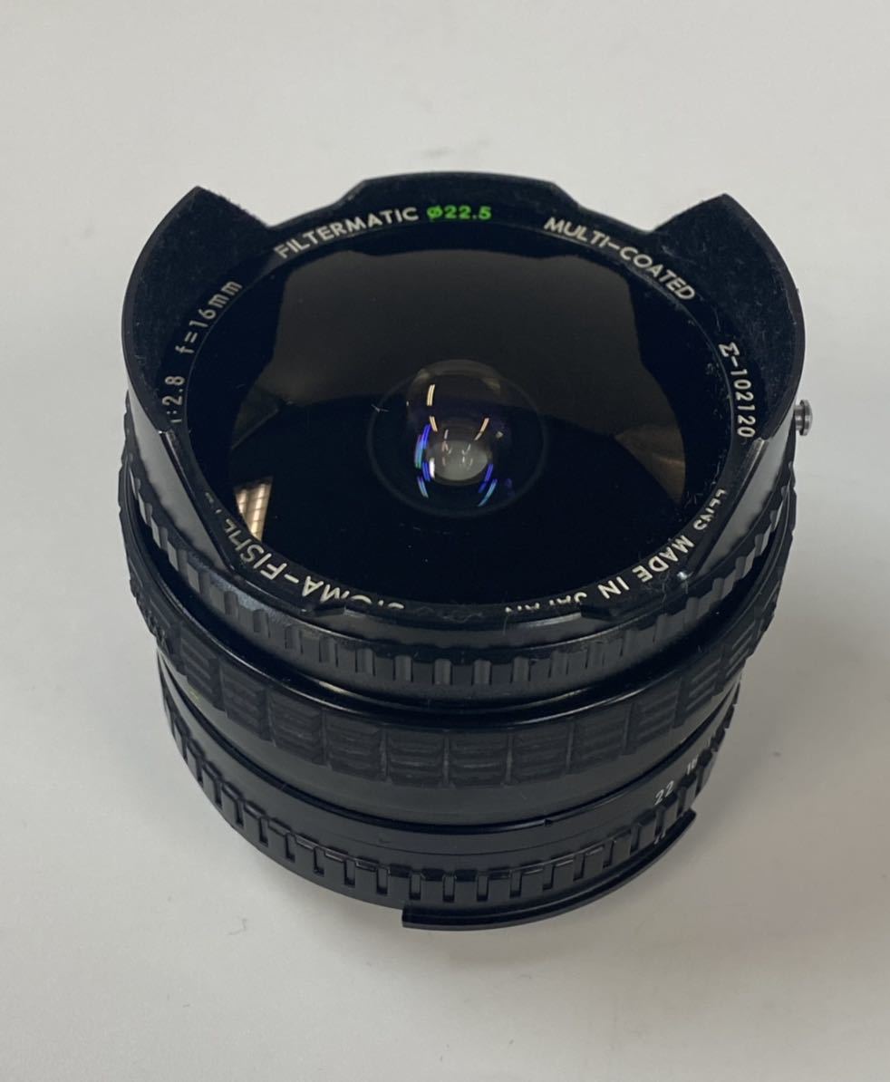 Sigma 15mm EX Fisheye SIGMA f⁄2.8 Lens DG FISHEYE シグマ for