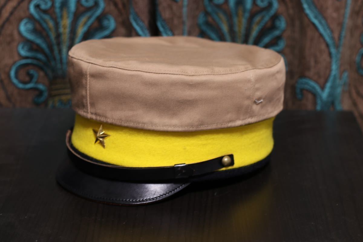 くの房複製品 日本陸軍明治19年制軍帽 日覆 垂布付 日本軍三十年式歩兵