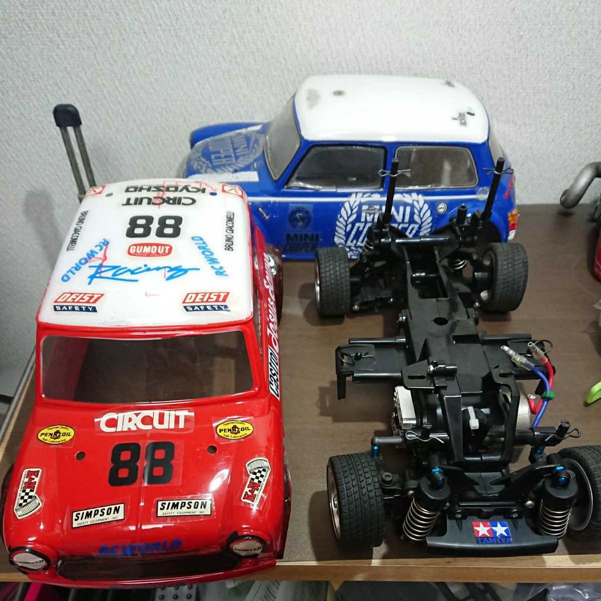 田宮 タミヤ RC ミニクーパー FF ジャンク 未組立 タミヤ 1/10 