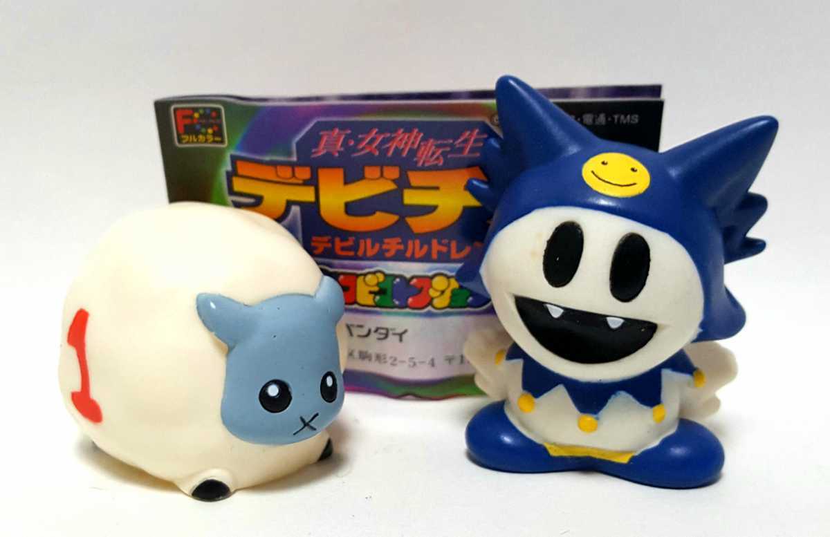 送料0円 01年当時物 真 女神転生 デビチル ソフビ コレクション ジャックフロスト かぞえヒツジ 指人形 フィギュア 2種 ガチャ コミック アニメ 売買されたオークション情報 Yahooの商品情報をアーカイブ公開 オークファン Aucfan Com
