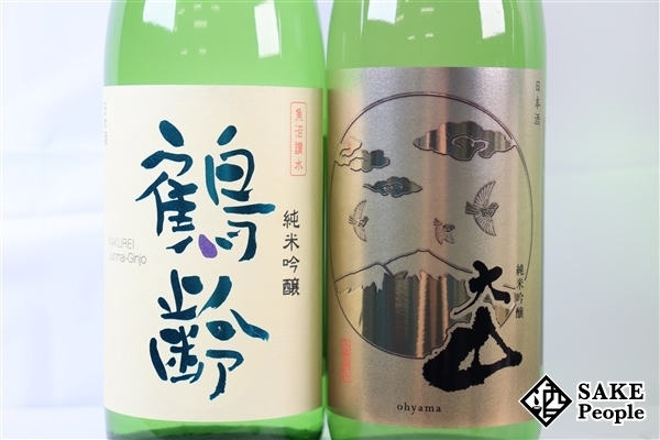 ☆注目! 日本酒6本セット 鶴齢 純米吟醸 720ml/大山 純米吟醸 封印酒 720ml/槽汲み 雄町 720ml/清泉 七代目 純米吟醸 720ml/等 純米吟醸 鶴齢 720ml 食品・飲料・お酒 大山 日本酒地酒純米吟醸辛口｜清川屋