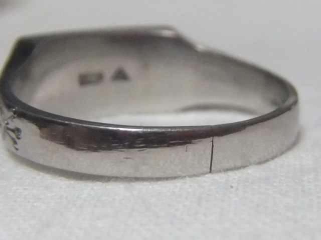 希少 20's～30's ヴィンテージ アールデコ ホースシュー リング シルバーリング 40's 50's アンティーク 30s 40s 50s アンティーク　ヴィンテージ リング