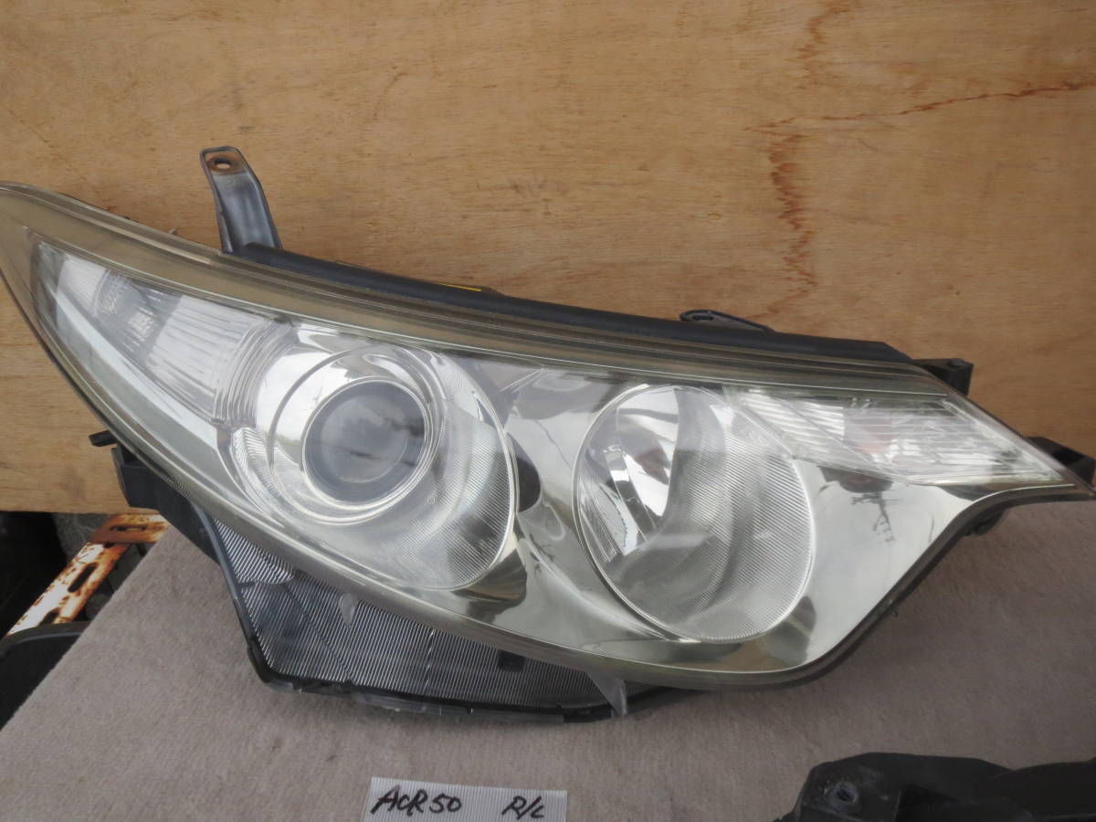 エスティマ ACR50前期 HIDヘッドライト 左右 KOITO 28-192 レベ付き