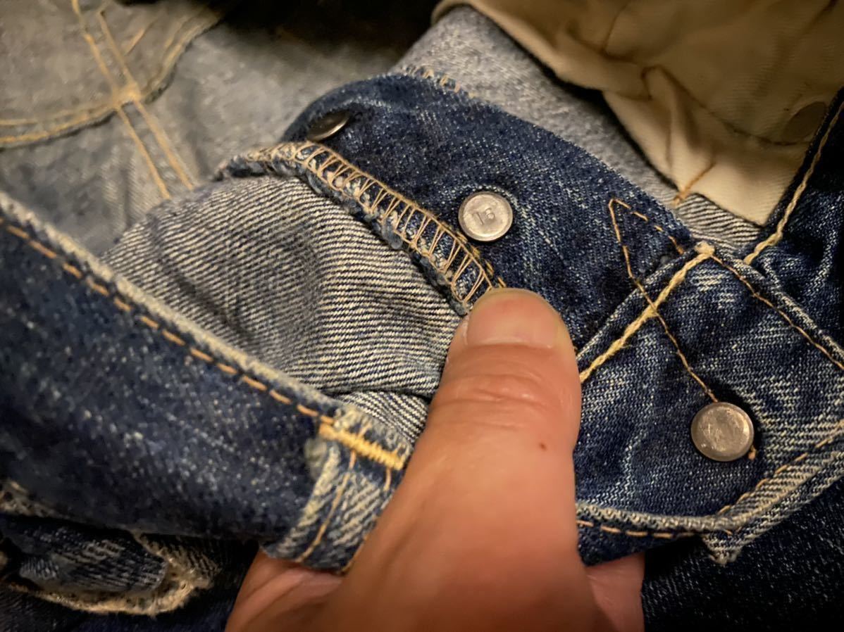 濃紺 16刻印 ズレカン 60s LEVI'S 501 BIGE XX 足長R W34 オリジナル