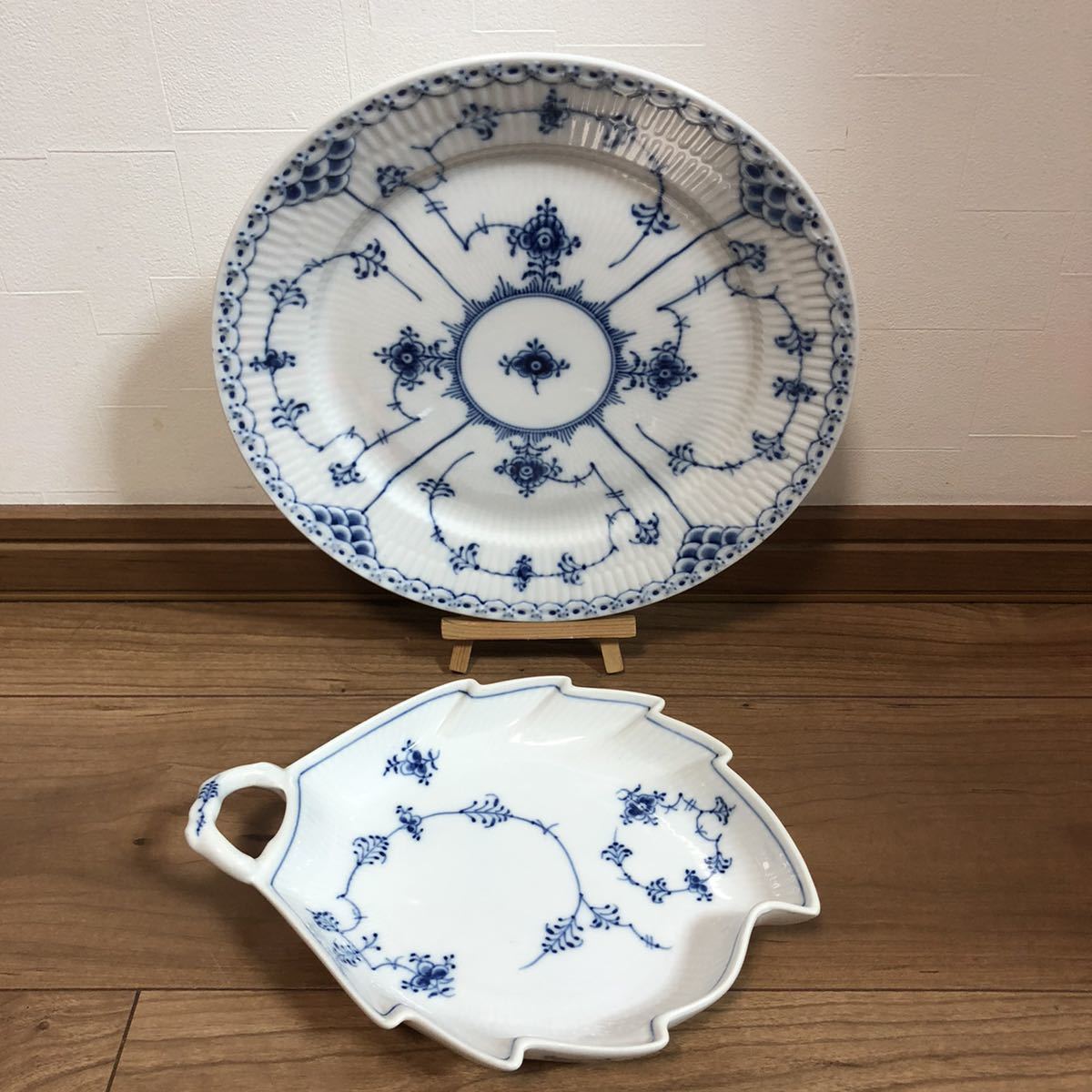 ロイヤルコペンハーゲン ブルーフルーテッド COPENHAGEN リーフ ROYAL