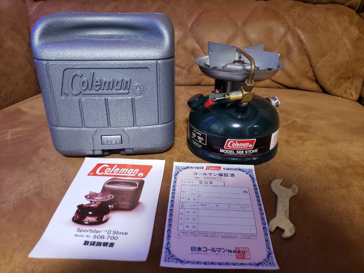 Coleman MODEL 508 STOVE シングルバーナー（ケース付） Coleman公式
