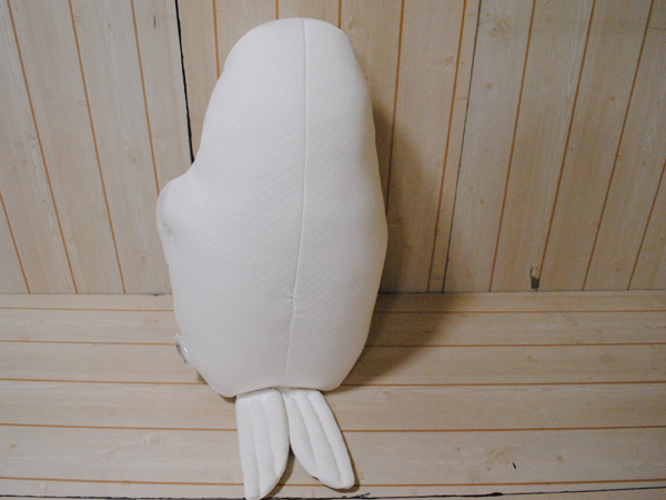 シュアーヴ●ひんやり あざらしクッション 抗菌防臭 防ダニ機能 もちもちと柔らかな肌触り 洗濯機可/約38×71×30cm/1円スタート/ZS_2