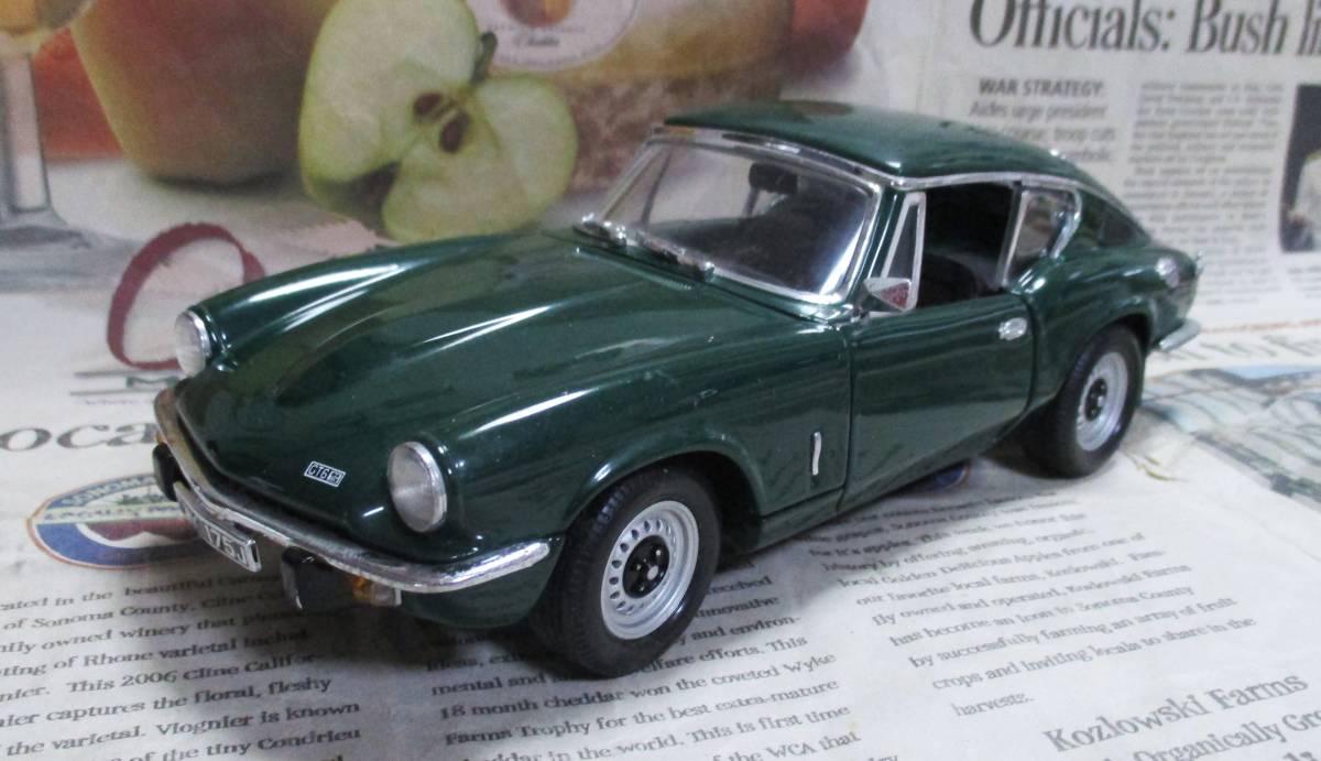  激レア絶版 Sun Star 1/18 1970 Triumph Spitfire GT6 MKIII グリーン(乗用車)｜売買されたオークション情報、yahooの商品情報をアーカイブ公開 - オークファン 乗用車
