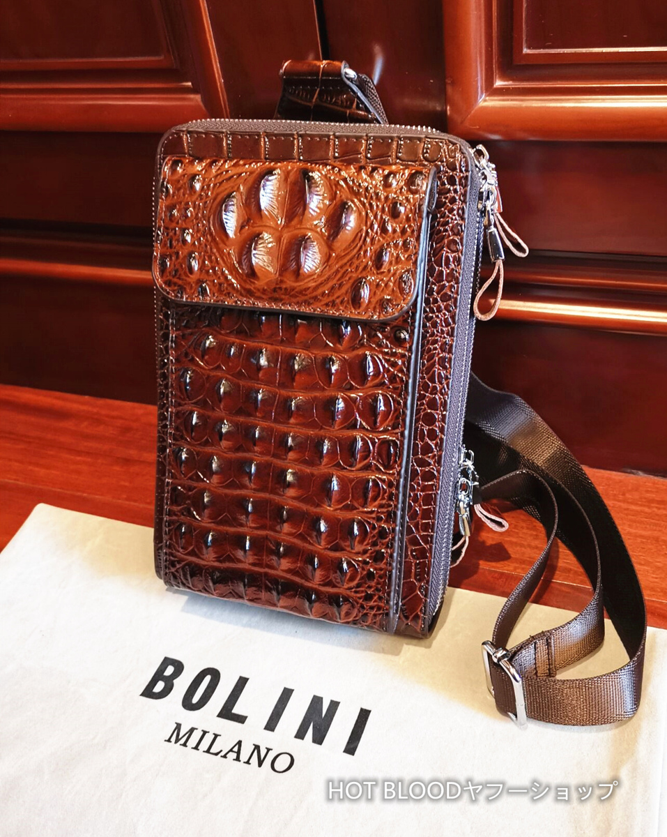 最上級逸品*18万◇イタリア・ミラノ発*BOLINI/ボリニ・最上級牛革