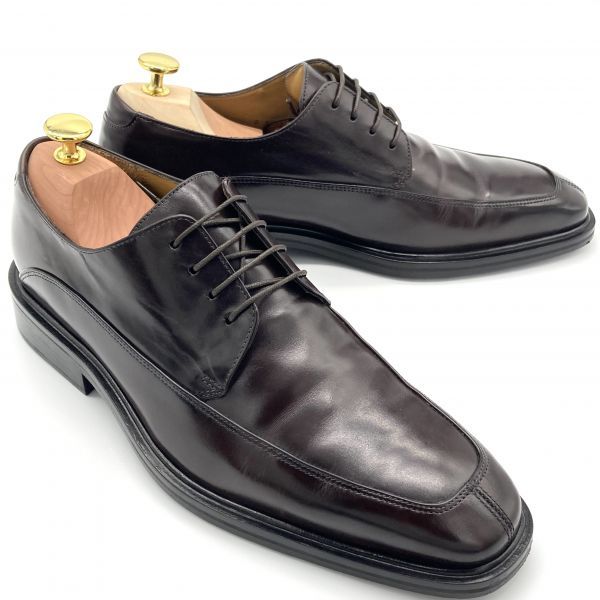 COLE HAAN コールハーン Uチップ 茶 ダークブラウン US8 約26cm メンズ