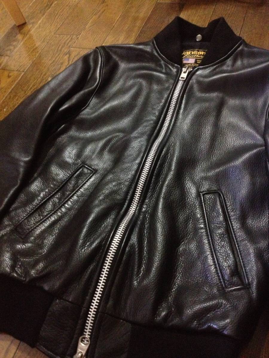 VANSON × Ron Herman バンソン×ロンハーマン レザー TJ TEAM JACKET