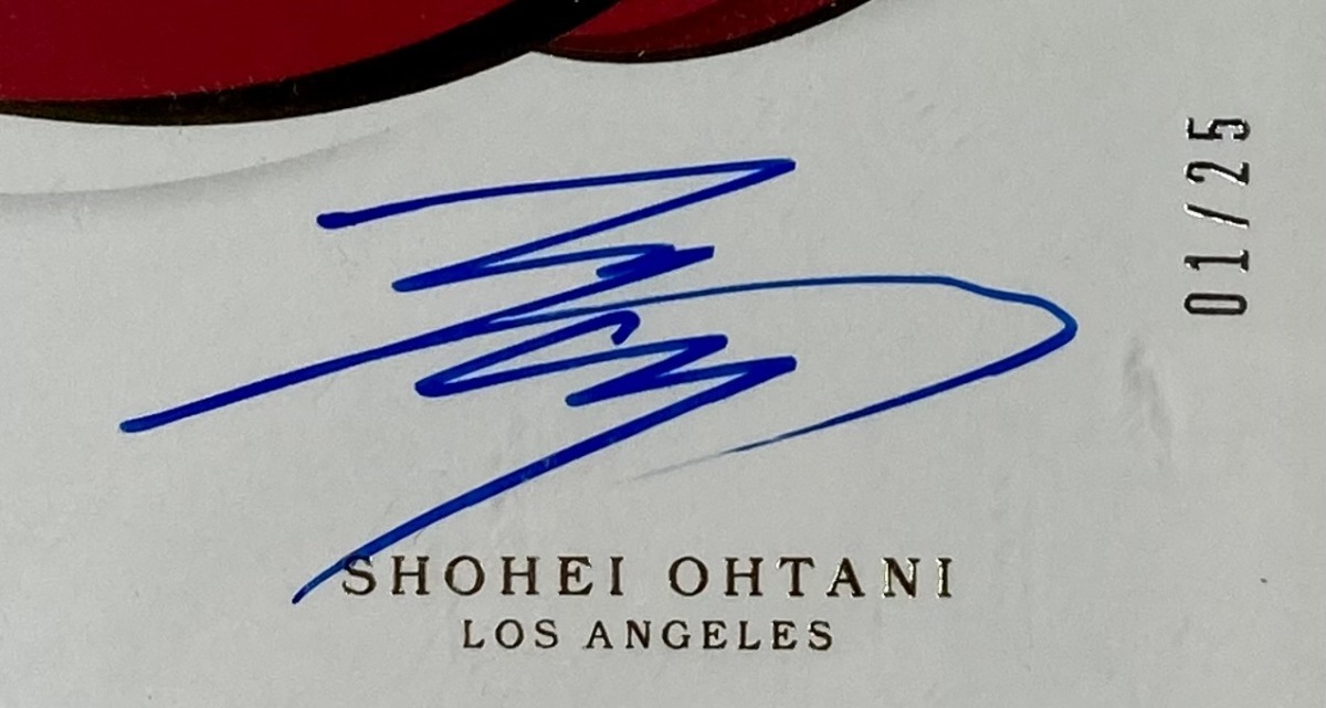 大谷翔平 MLB 0 1 25枚限定 Ohtani 5枚限定⁄ファーストナンバー2018