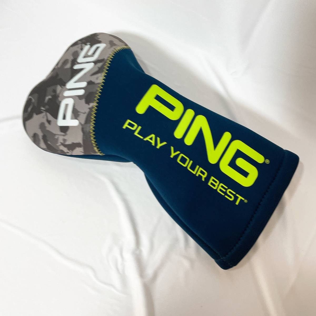 稀少廃盤品★PING ピン カモ ドライバー用ヘッドカバー ネイビー 日本正規品★_3