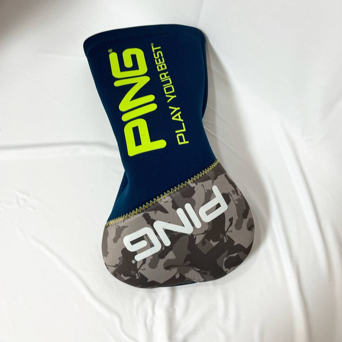 稀少廃盤品★PING ピン カモ ドライバー用ヘッドカバー ネイビー 日本正規品★_4