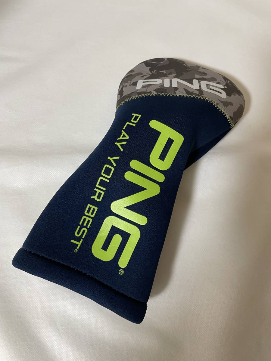稀少廃盤品★PING ピン カモ ドライバー用ヘッドカバー ネイビー 日本正規品★_6