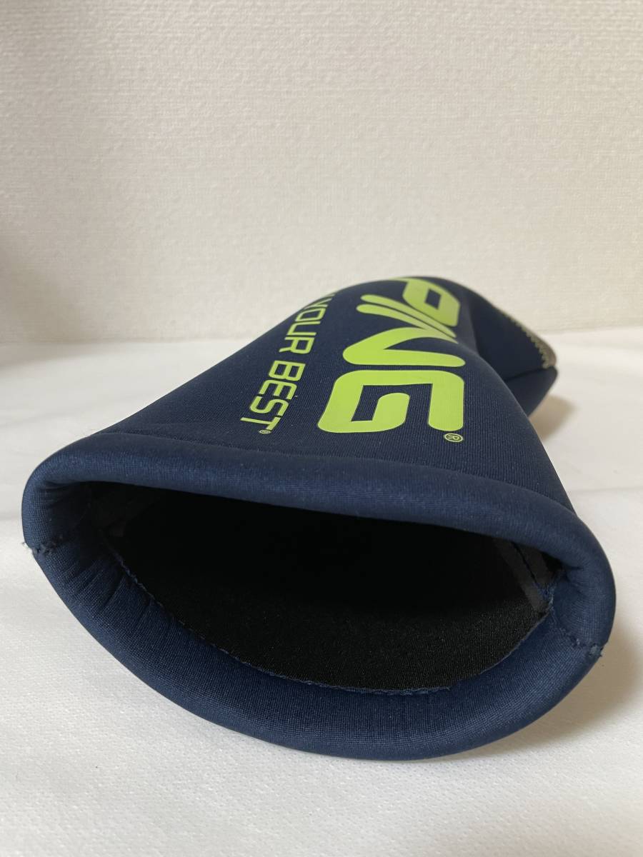 稀少廃盤品★PING ピン カモ ドライバー用ヘッドカバー ネイビー 日本正規品★_9