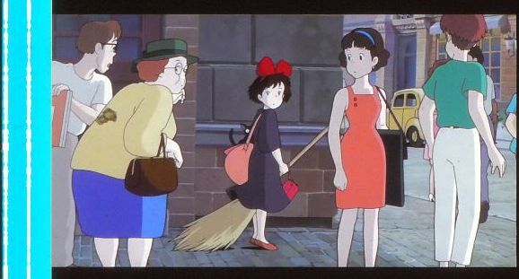 魔女の宅急便 35mm映画フィルム 連続５コマ 高山みなみ キキ ジブリ 送料込 □魔女の宅急便 □KIKI'S DELIVERY SERVICE □宮崎駿 □スタジオジブリ