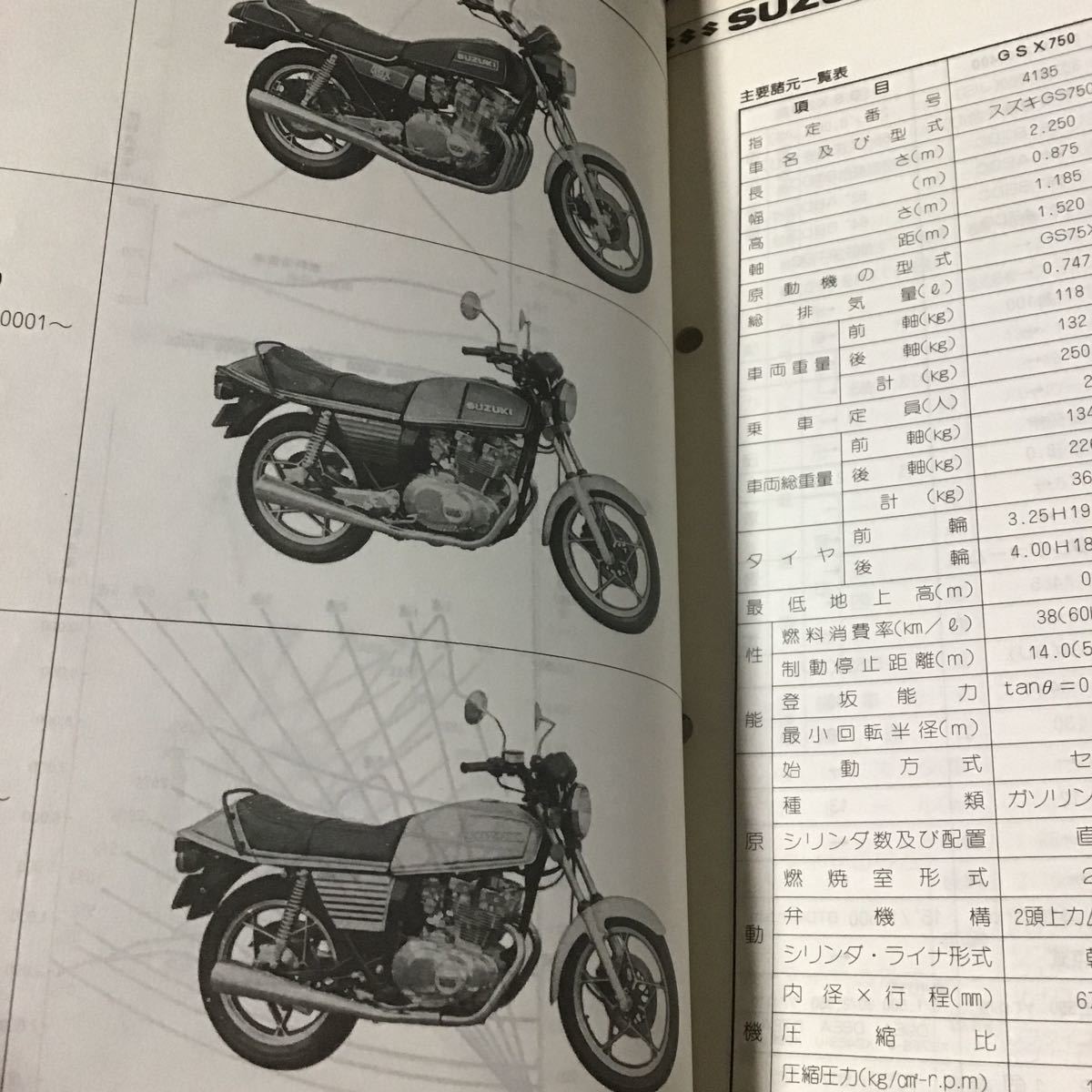 GSX250E GSX400E スズキ サービスガイド 即決 GSXシリーズ GSX750E