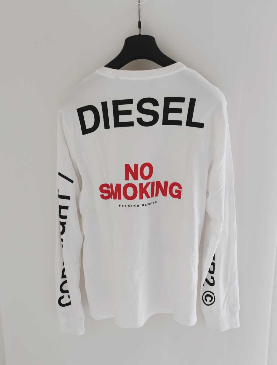 大注目 ディーゼル メンズl 未使用 ロンt ノースモーキング Fr2 Tシャツ