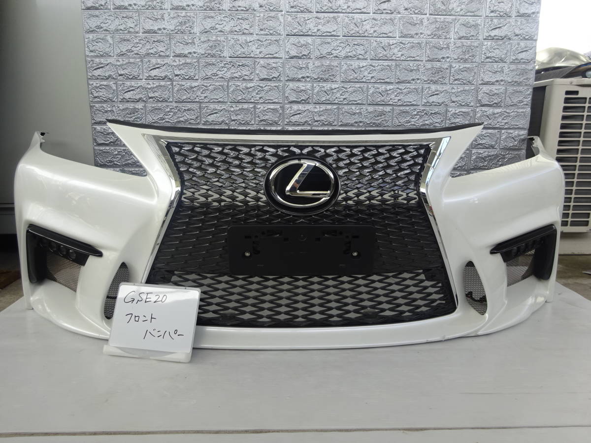 Lexus is gse20系 フロントバンパー、スピンドルグリル GSE20 レクサス IS フロントバンパー スピンドルグリル 077 中古 LEXUS