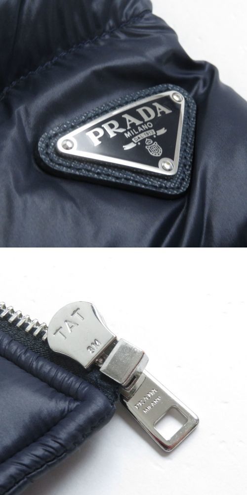 PRADA - プラダ 美品 三角ロゴ プレート 金具 極 ナイロン 希少品 三角