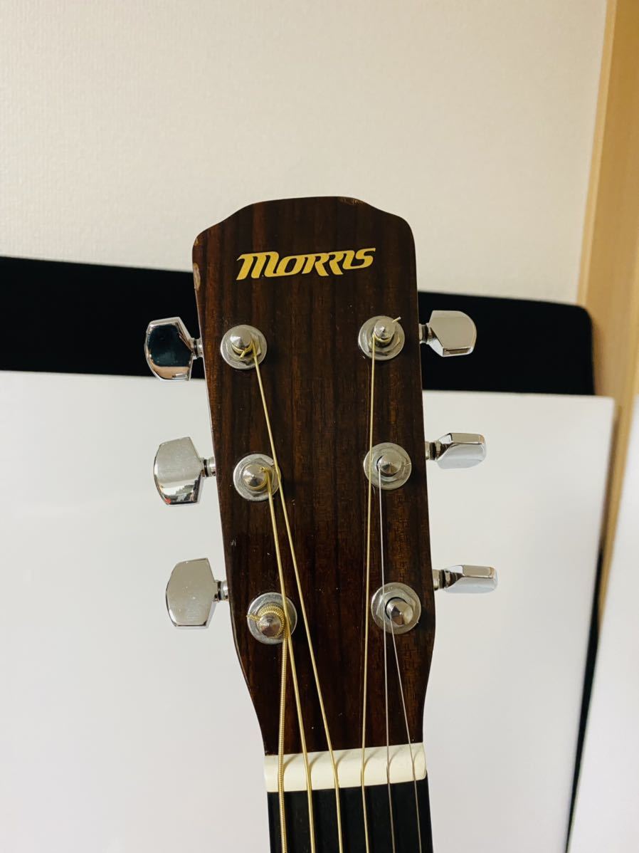 Morris FD-25 ギター ハードケース付 フォークディープボディ Morris