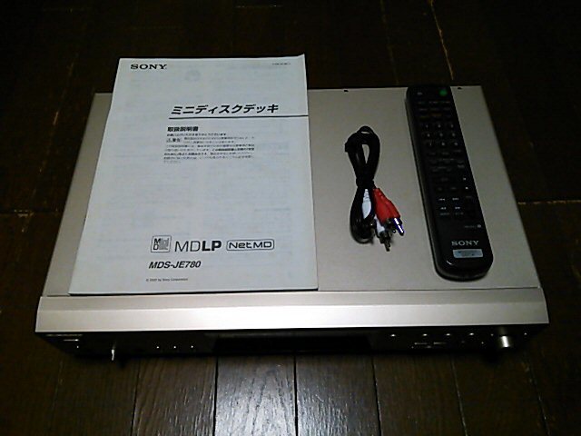 ソニー MDレコーダー MDS-S37 録再OK リモコン 取説 ソニー SONY | MD