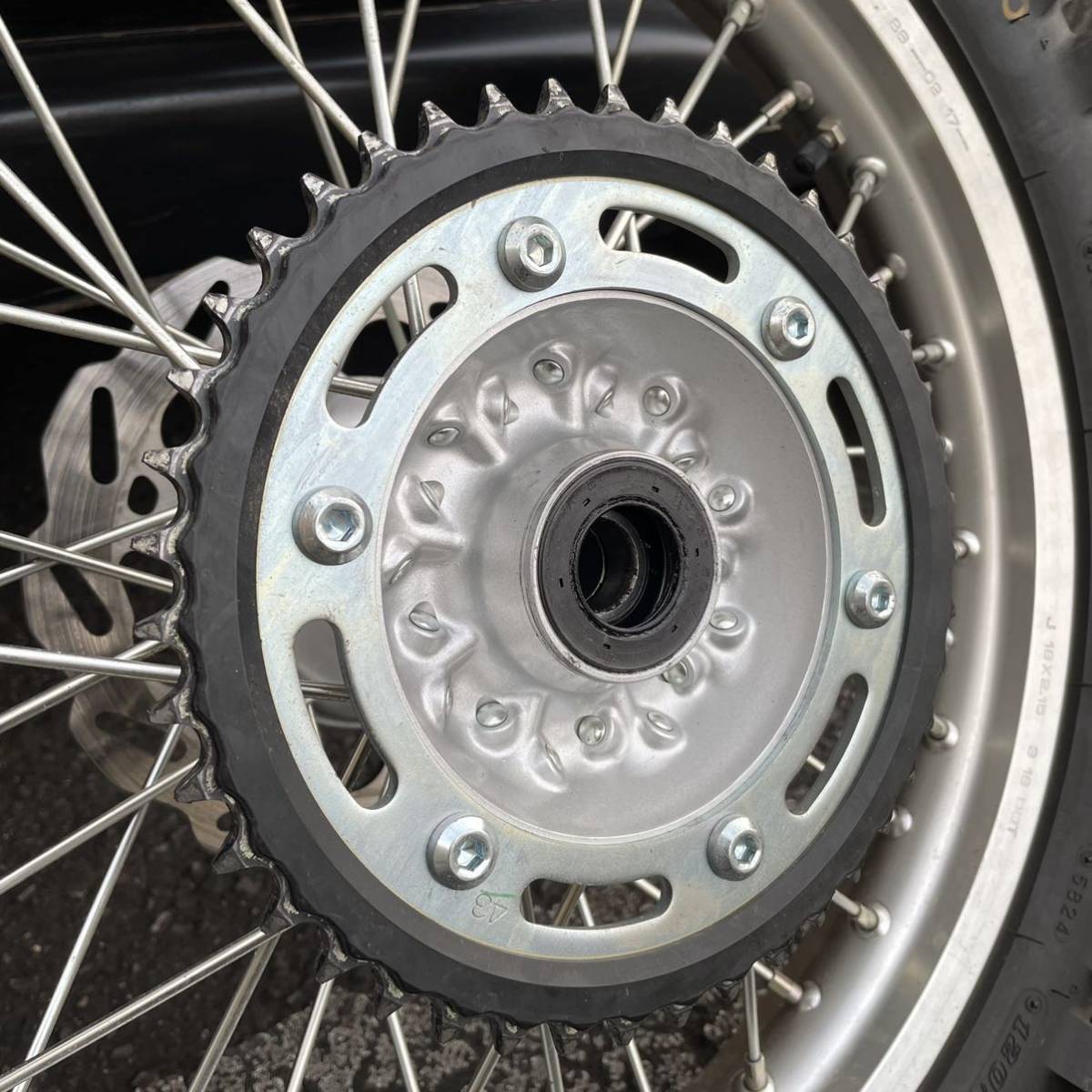 wr250x wr250r 前後ホイール　バリ山 wr250x wr250r 前後ホイールバリ山