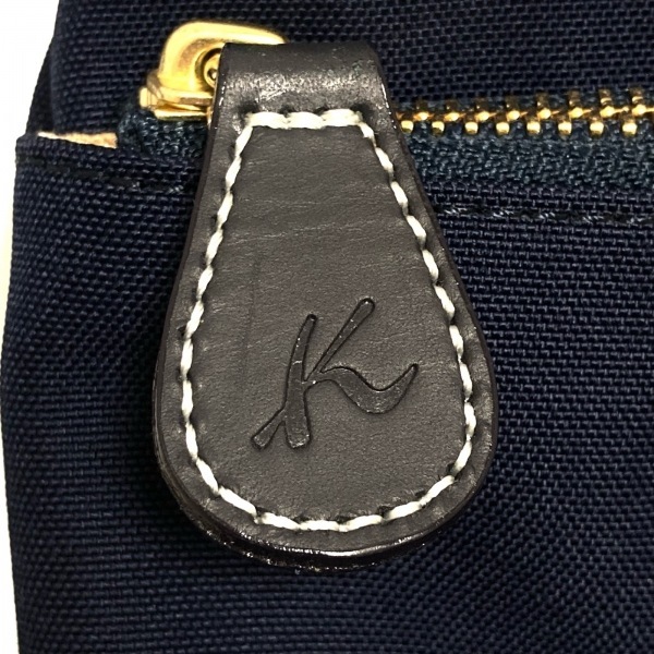 キタムラ KITAMURA リュックサック - ナイロン×レザー ネイビー 2way