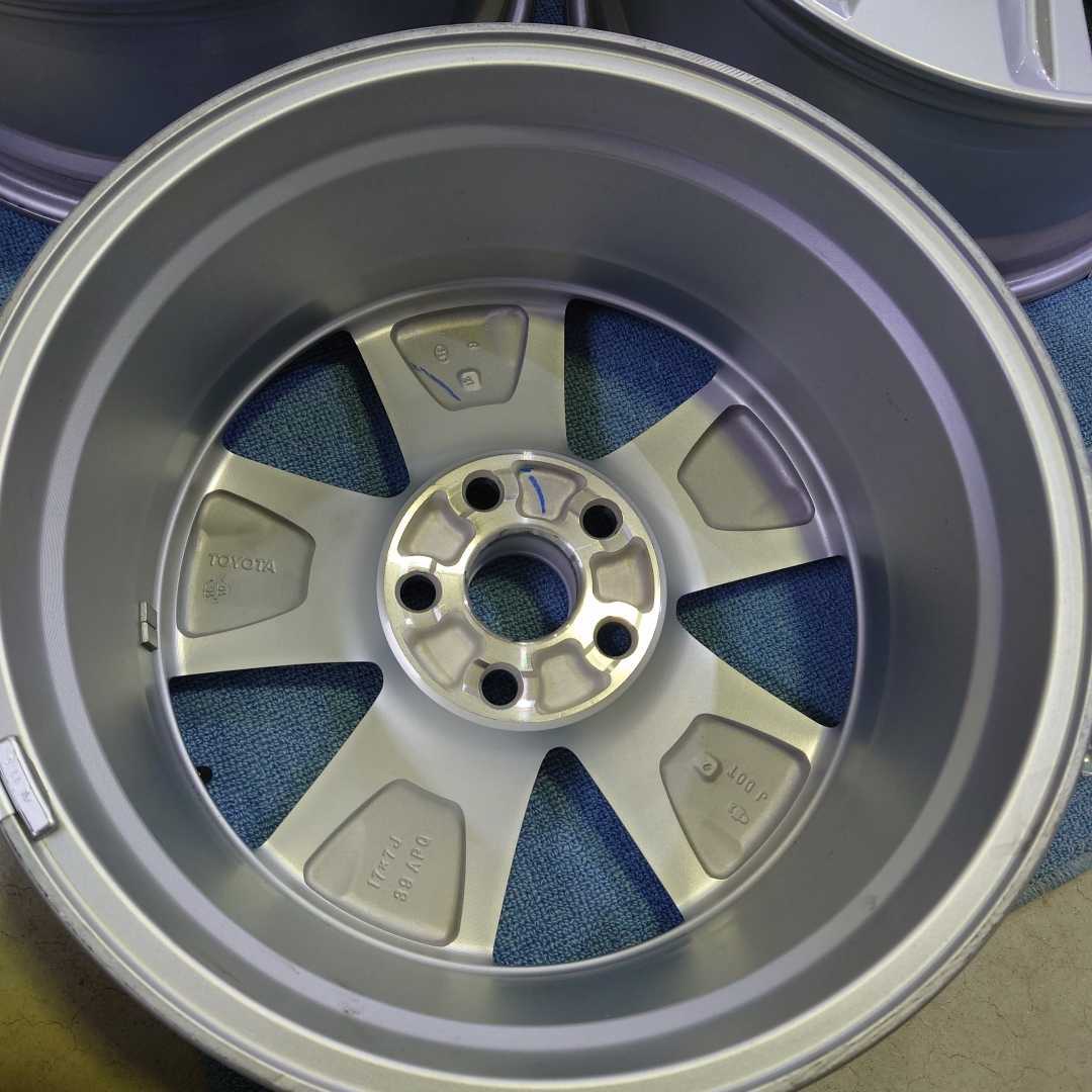 ハリアー 純正アルミ 新車外し 60系 4本セット 新車外し ハリアー