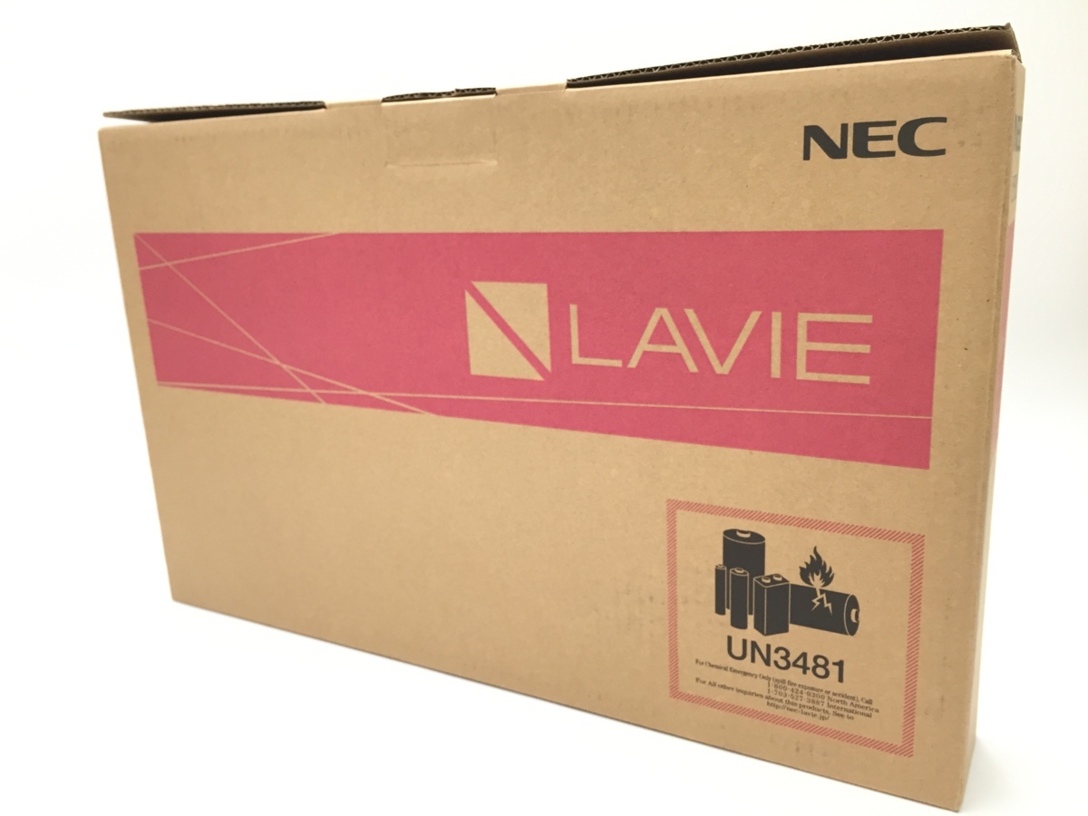 新品未開封★NEC　LAVIE　ノートPC　15.6型　Win10Home　AMD Ryzen 7 3700U　8GB　SSD512GB　PC-NS610NAW-KS　NS610/NAW-KS　100271N