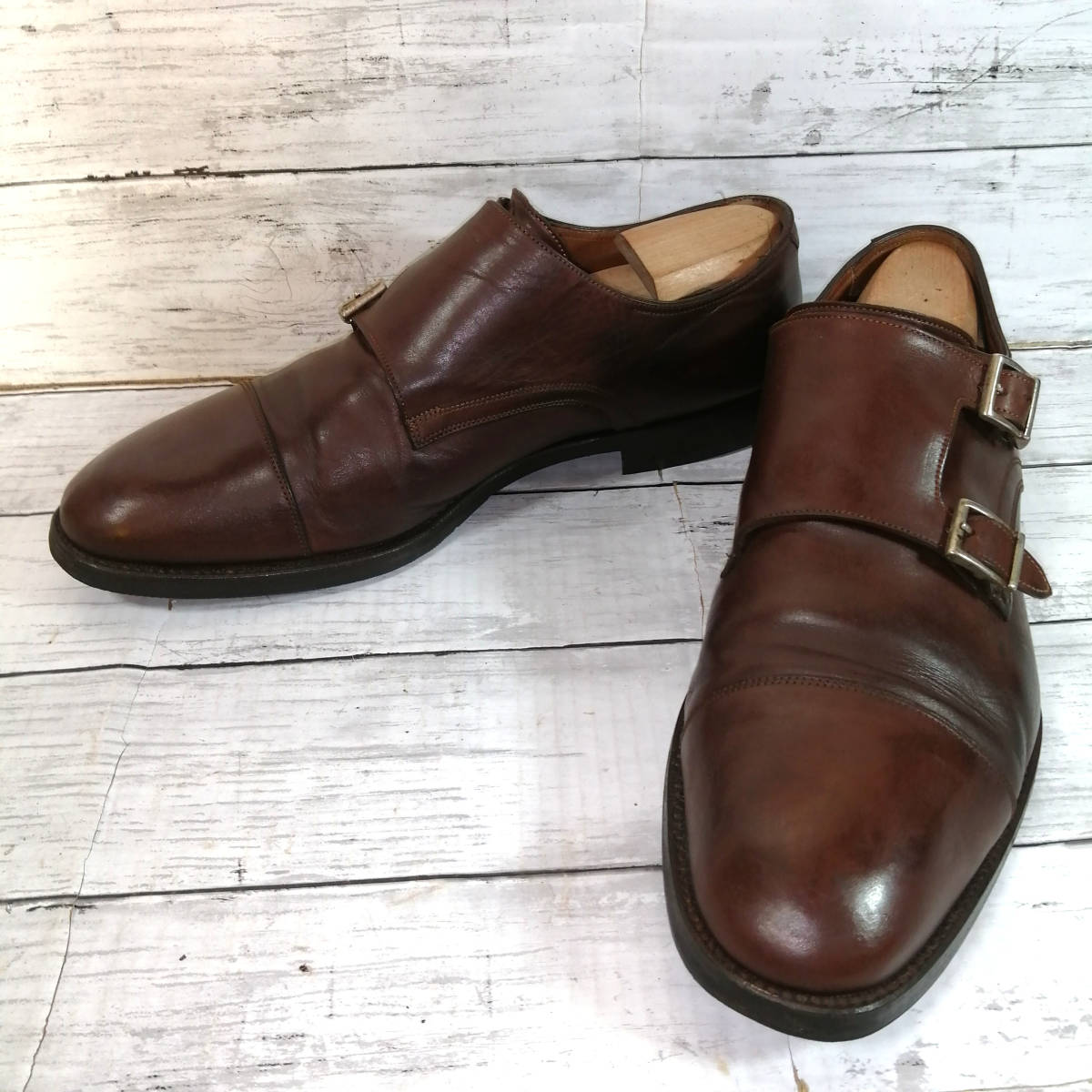 santoni タブルモンクストラップ　ストレートチップ サントーニ ダブルモンクストラップ ストレートチップ ダブルバックル ドレスシューズ サントーニのダブルモンクストラップをレビュー！手染めの色彩が