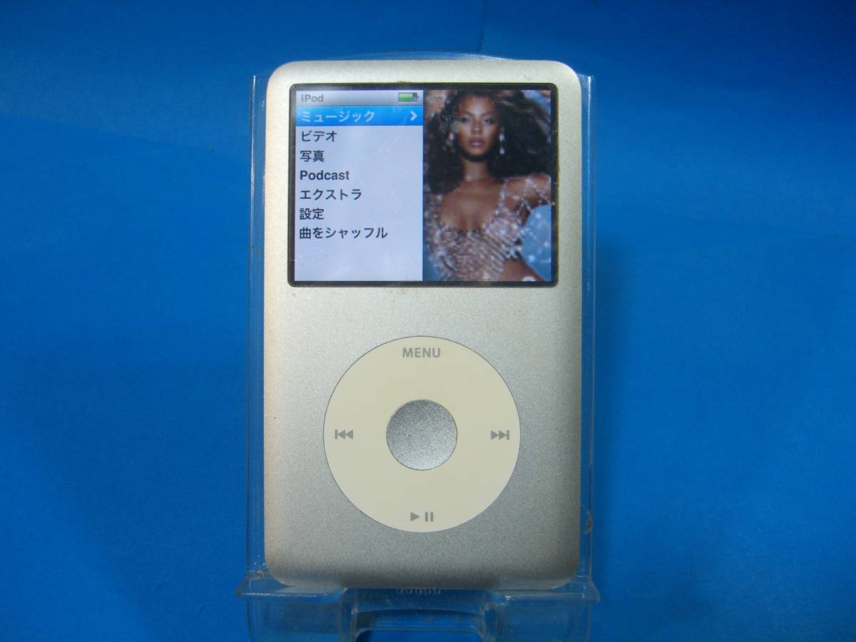 Apple iPod classic MC293J バッテリー　HDDほぼ新品！ iPod classic 160GB シルバー MC293J/A バッテリー良好 10j21 【公式通販】