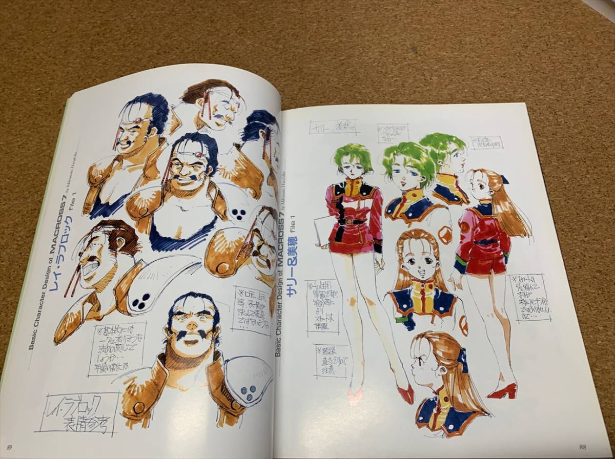 資料本 マクロス7 原画 イラスト 設定資料集 河森正治 宮武一貴 美樹本晴彦 アニメ研究 作品論 売買されたオークション情報 Yahooの商品情報をアーカイブ公開 オークファン Aucfan Com