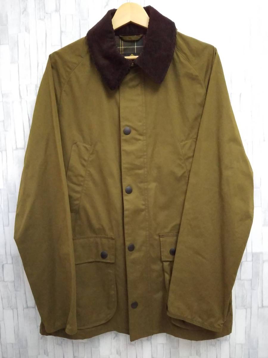 【美品】バブアー ビデイル SL ピーチド ノンワックス ベージュ 42 Barbour バブアー BEDALE SL PEACHED ビデイル ジャケット ノン