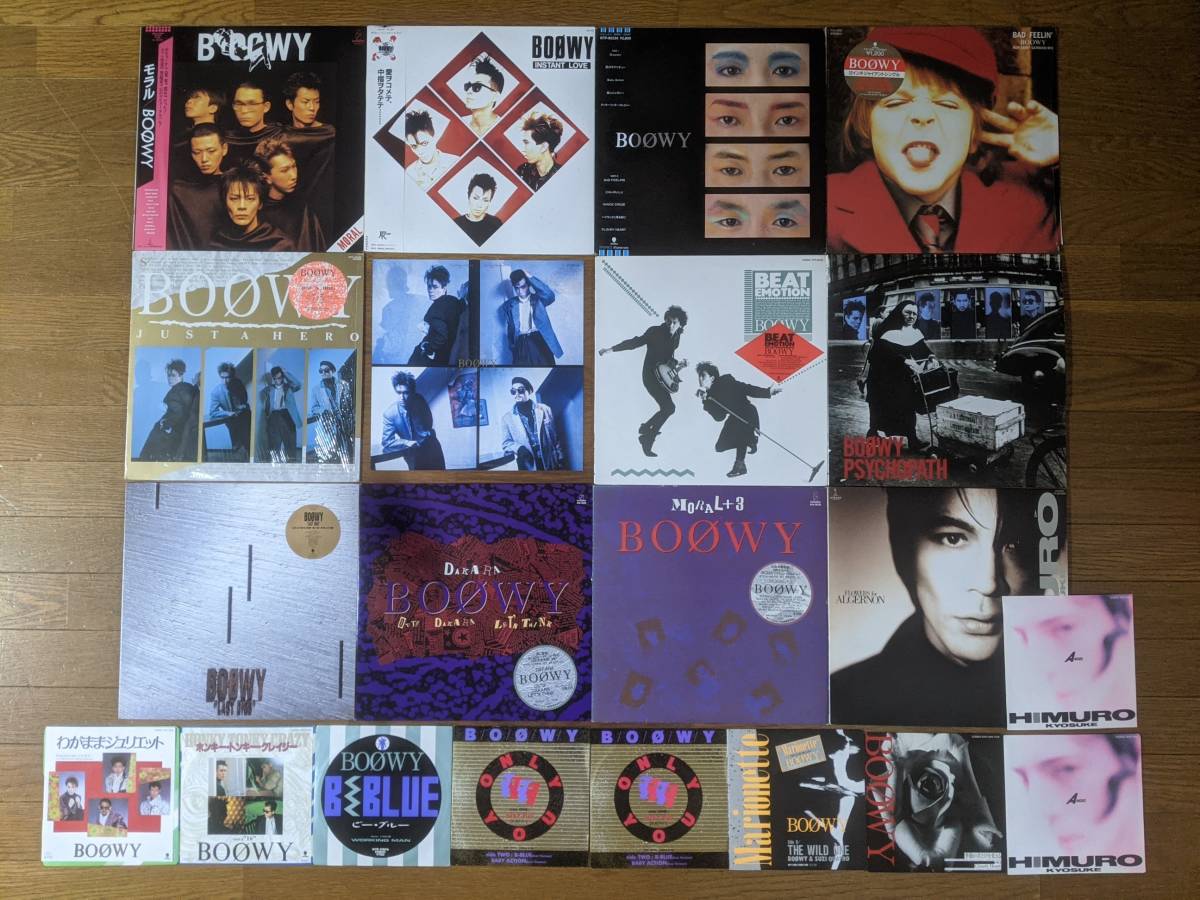 新品購入品/帯付 氷室京介 CDアルバム11枚セット BOOWY HIMURO 氷室京介 美品BOOWY レコード セット⁄⁄LP⁄布袋寅泰⁄DVD⁄