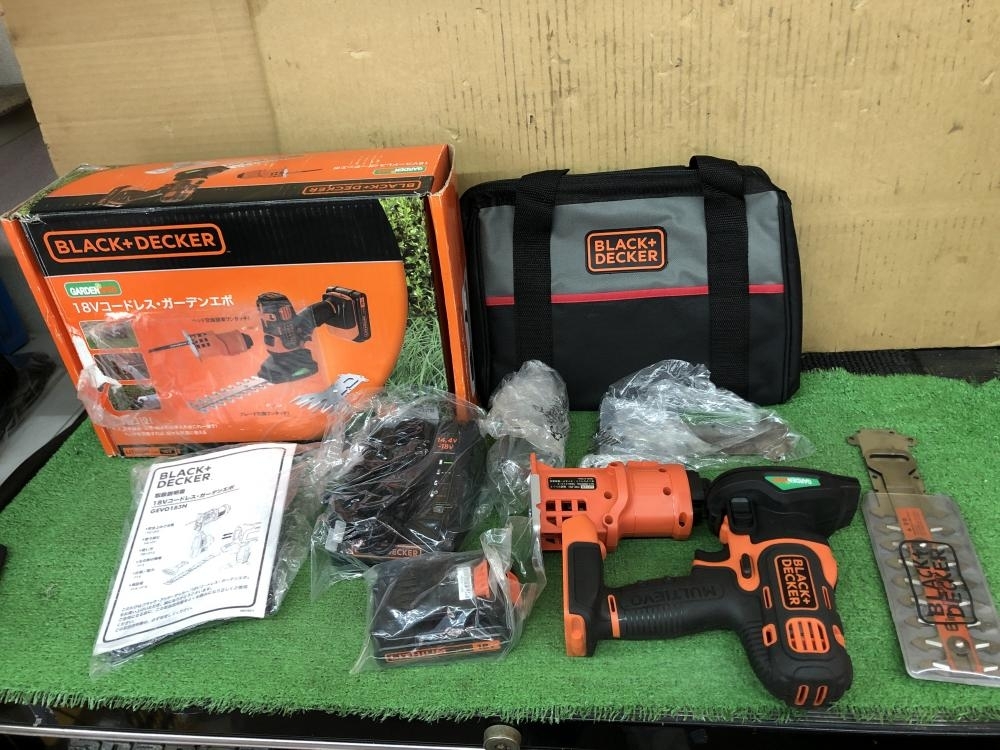 お買い得，大人気 001 品 BLACK&DECKER BLACK+DECKER 18Vマルチツールガーデンエボ GEVO183N 展示品(電動工具)｜売買されたオークション情報、yahooの商品情報をアーカイブ公開 - オークファン その他