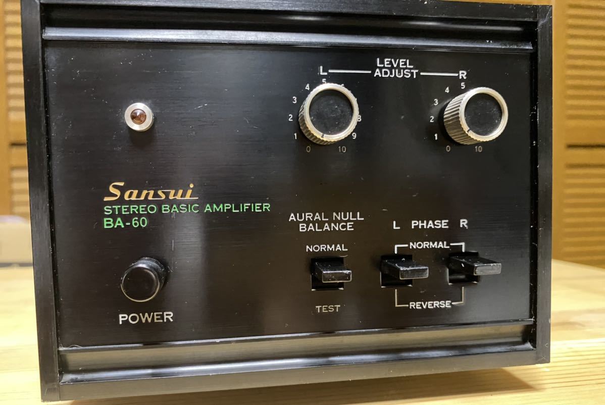 サンスイBA-60 ジャンク SANSUIアンプ 【公式通販】