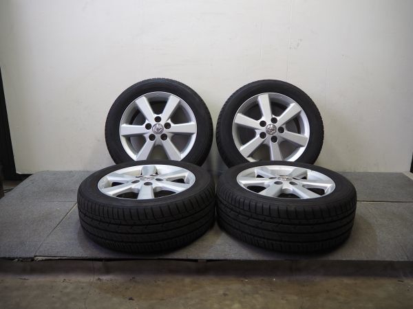 アイシス純正ホイール+TOYO TRANPATH mp Z 205/55R16 94V 16×6 1/2J 2019年製造 バリ山 ラジアルタイヤホイール4本セット（R1-1026）
