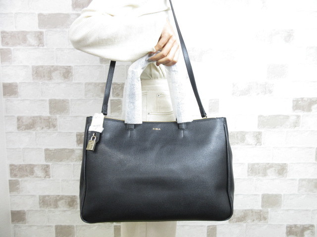 未使用品□フルラ FURLA□2way トート バッグ ショルダーバッグ レザー 