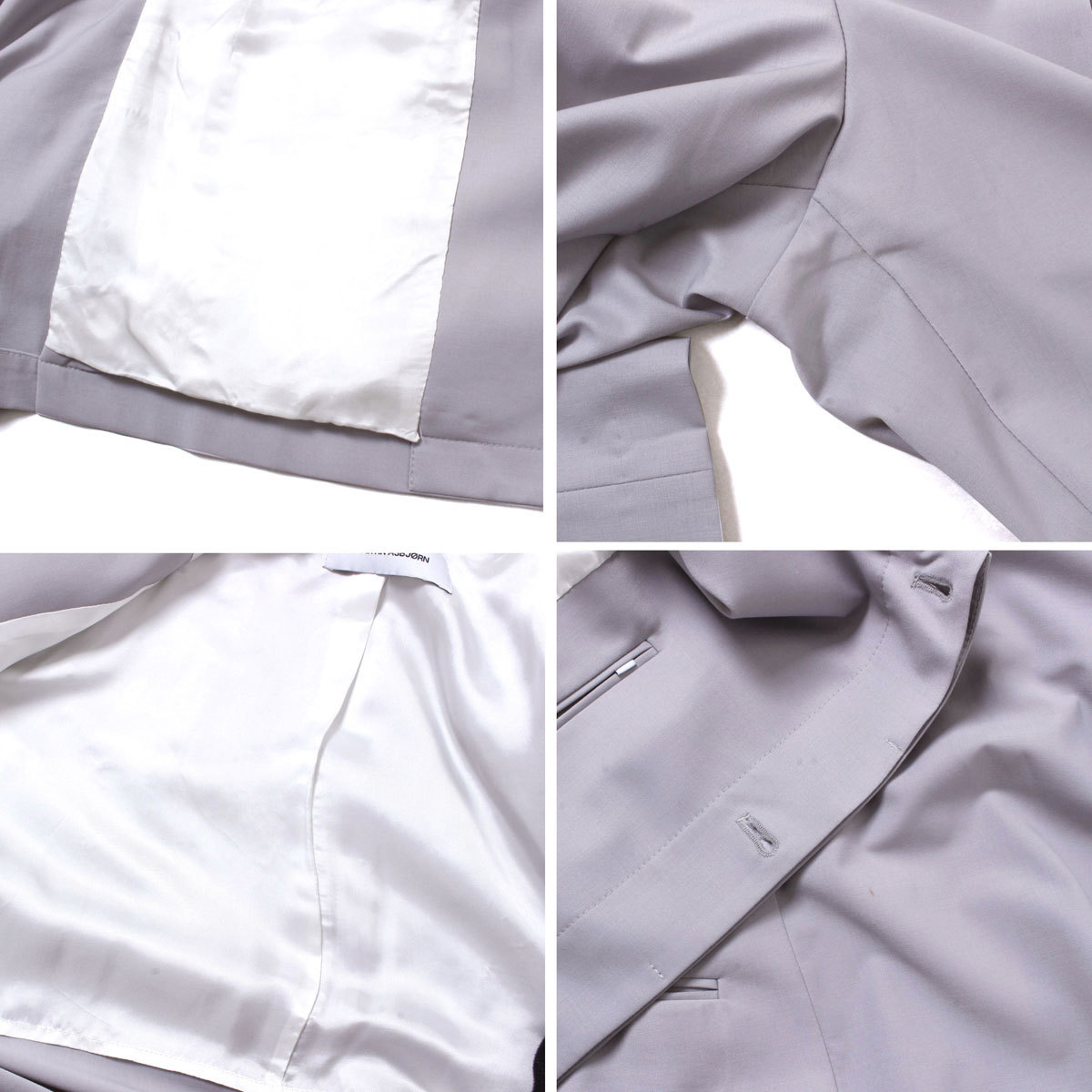 19年物 MARTIN ASBJORN Logan Blazer / Trousers size46 Moonshine  