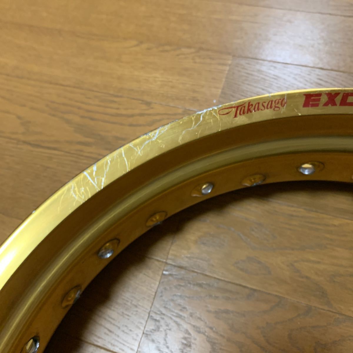 XR250モタード用 Yahoo!オークション RKエキセルリム製 特注アルミリム 