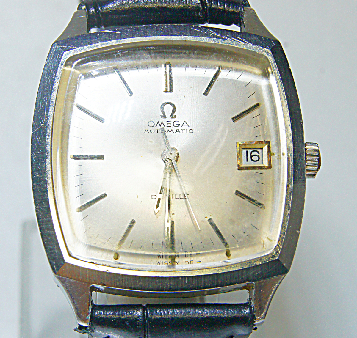 オメガ デビル OMEGA 自動巻き □ VILLE ゴールド 稼働品 De Ville 
