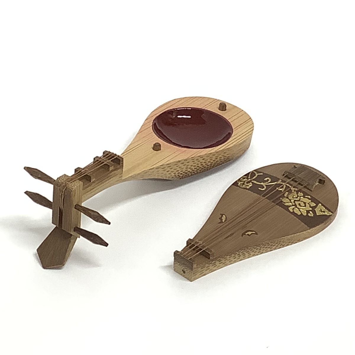 香合 茶道具 石津外記 作 欅摺漆 唐傘香合 ⁄Buyee No150 本