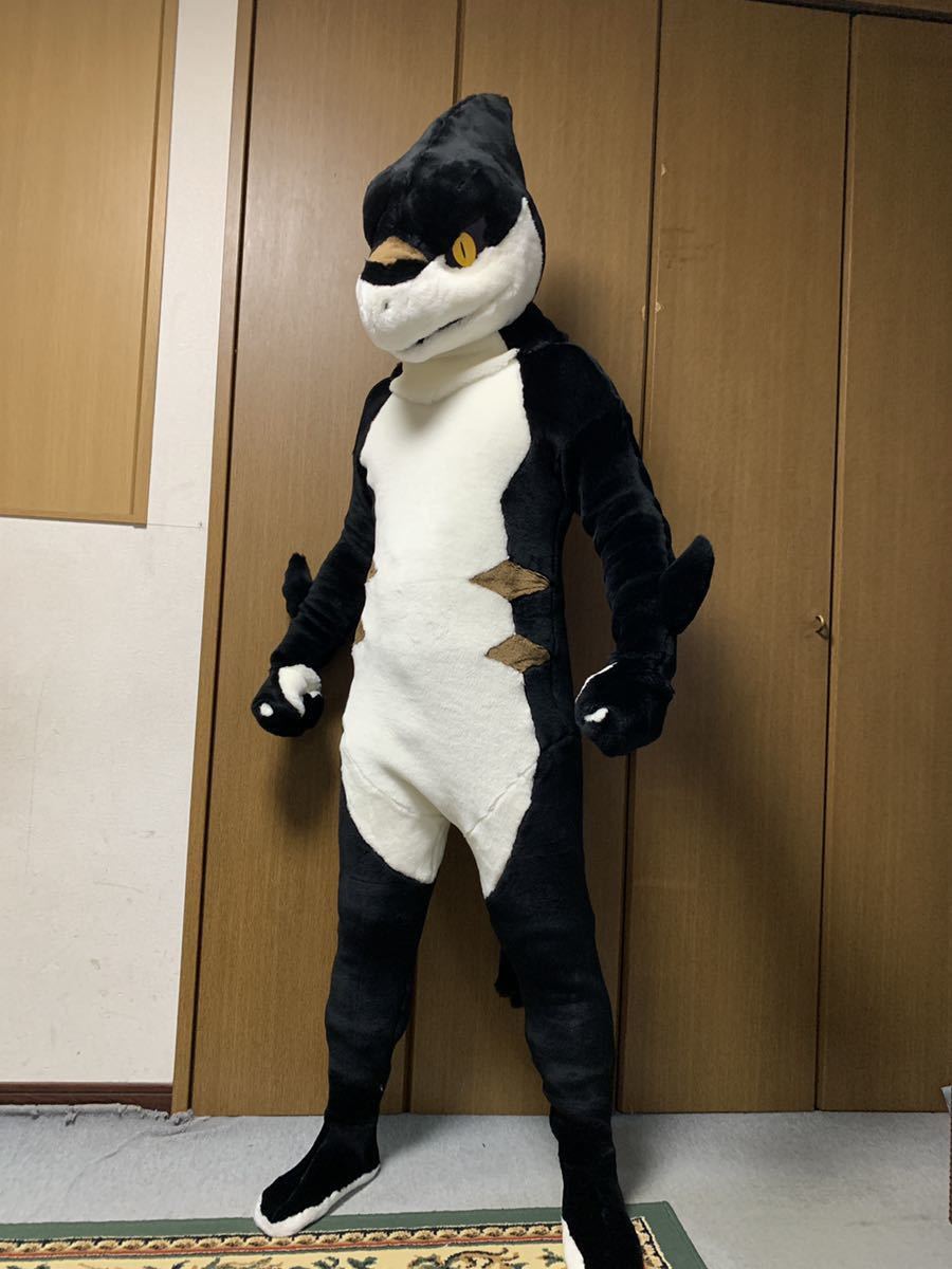 着ぐるみ ストレッチファー ケモノ 鮫 ストファー着ぐるみ アトラク