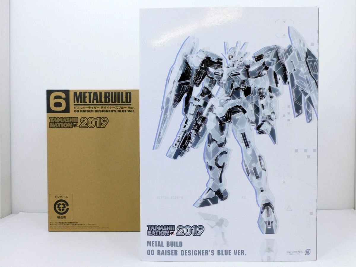 B060T140] 【輸送箱付き/美品】METAL BUILD ダブルオーライザー 