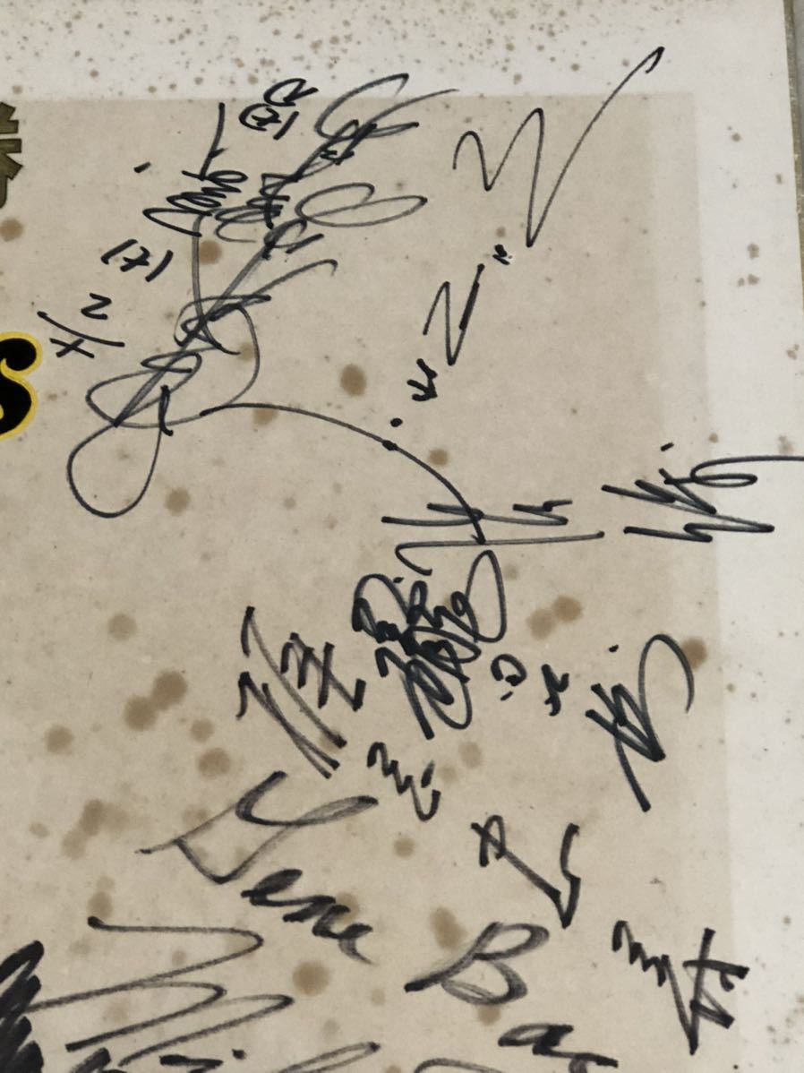 1962年 阪神タイガース 優勝 サイン寄せ書き 阪神タイガース 優勝 0