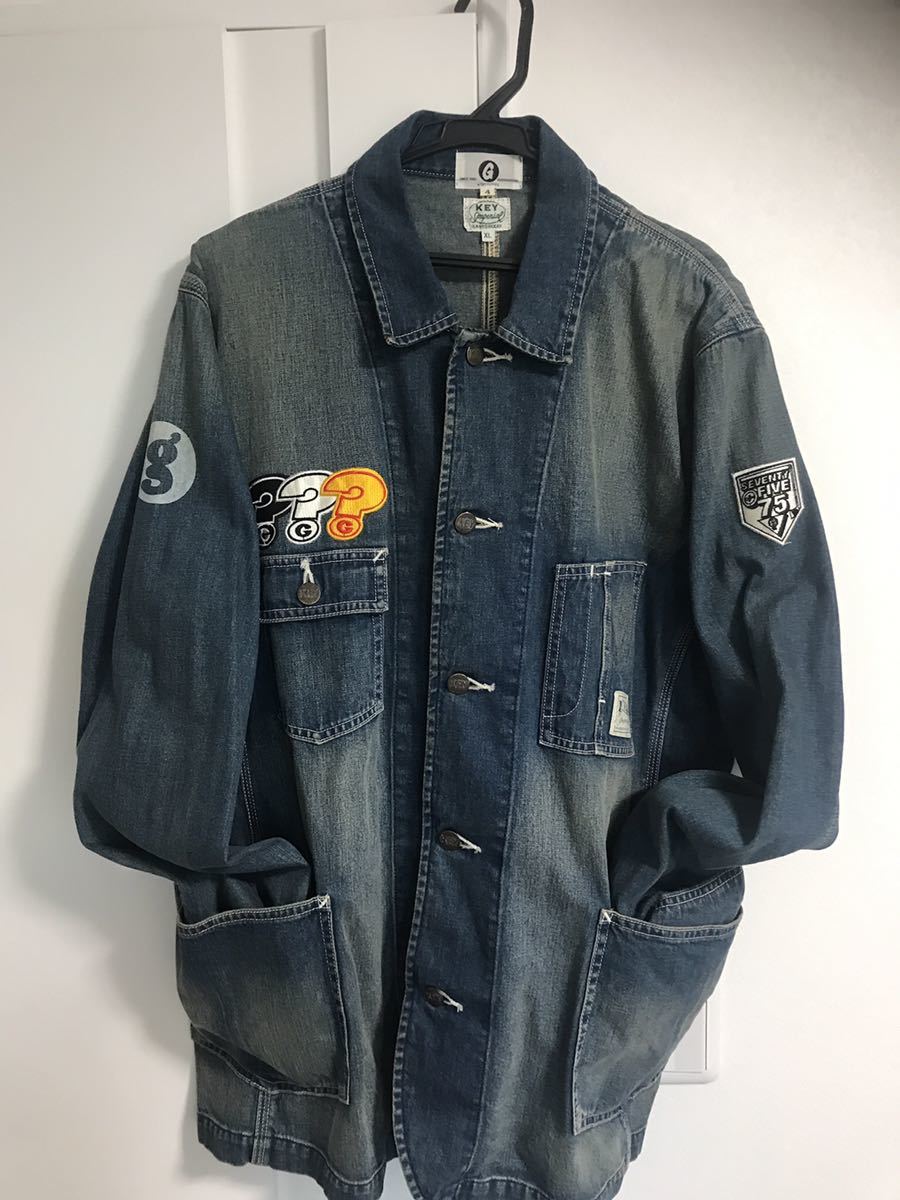 希少 GOODENOUGH デニムカバーオール XL グッドイナフ ファッション
