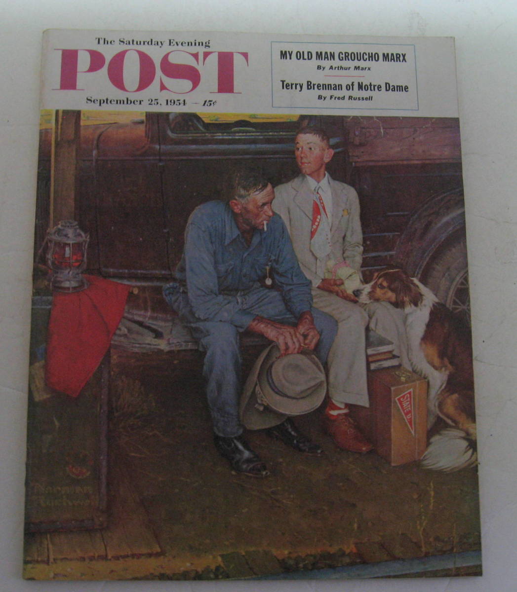 The Saturday Evening POST誌 1954年9月25日号 ノーマンロックウェル