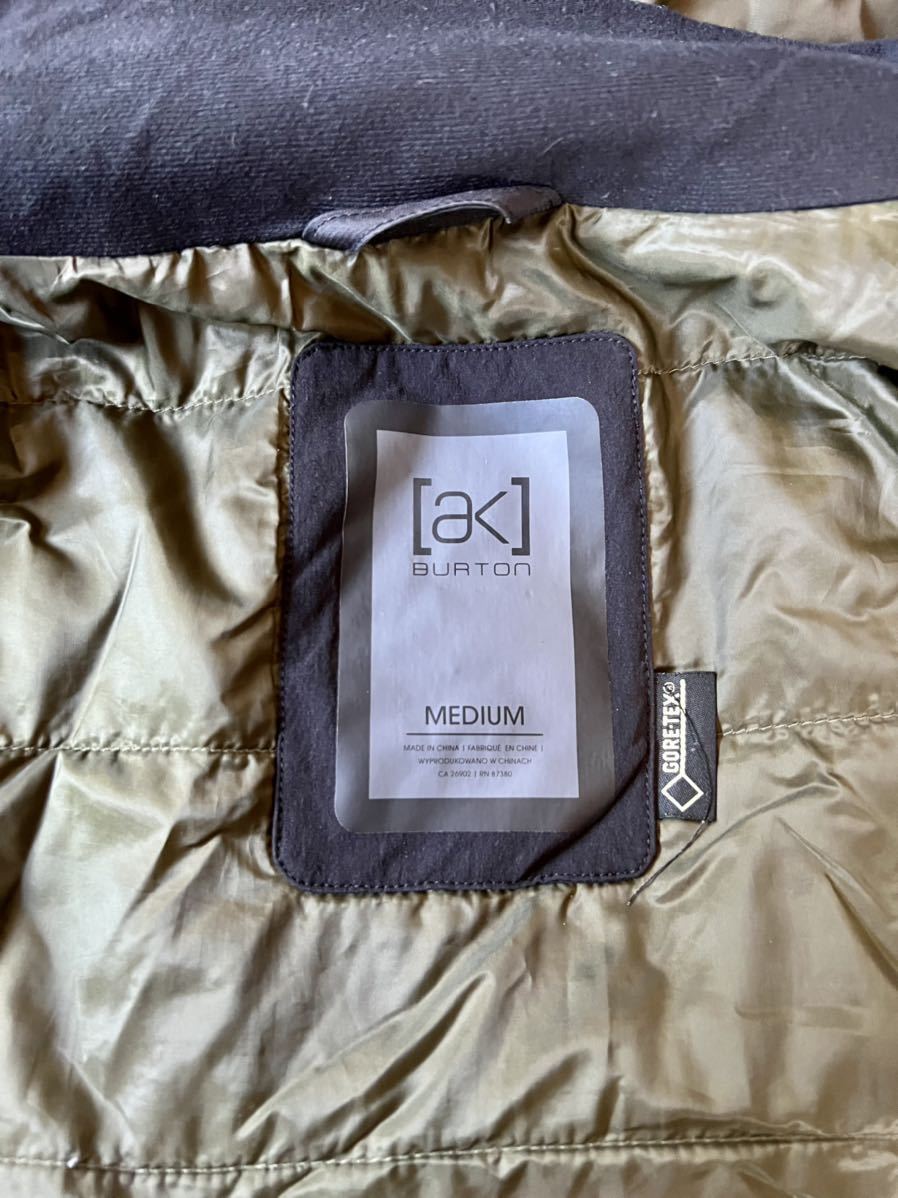 BURTON バートン JACKET GORE-TEX ジャケット ak 2L ブラック_4